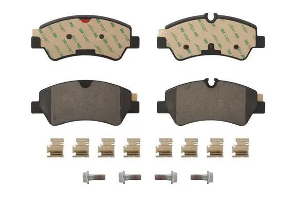 P24160N BREMBO Комплект тормозных колодок, дисковый тормоз (фото 2)