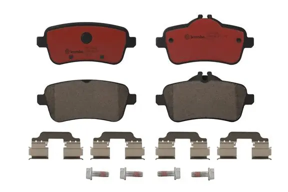 P50100N BREMBO Комплект тормозных колодок, дисковый тормоз (фото 2)