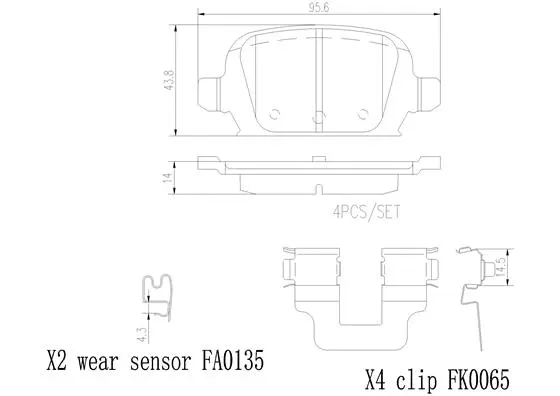 P59037N BREMBO Комплект тормозных колодок, дисковый тормоз (фото 1)