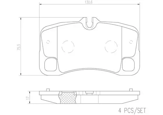 P65022N BREMBO Комплект тормозных колодок, дисковый тормоз (фото 1)