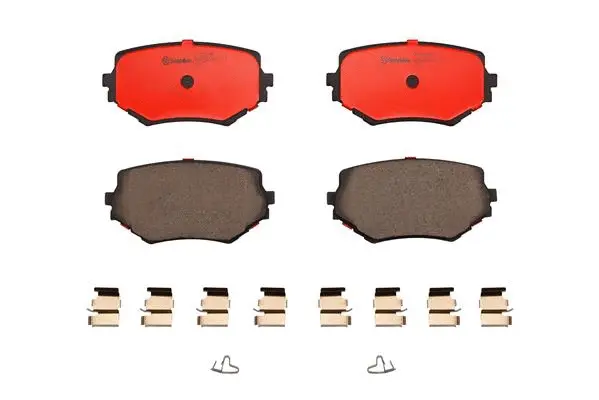 P79009N BREMBO Комплект тормозных колодок, дисковый тормоз (фото 2)