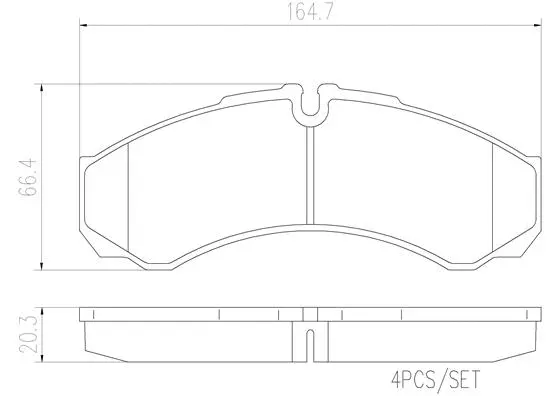 PA6017N BREMBO Комплект тормозных колодок, дисковый тормоз (фото 1)