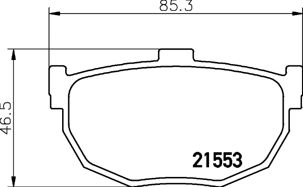 MDB1450 MINTEX Комплект тормозных колодок, дисковый тормоз (фото 1)
