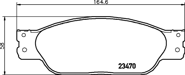MDB2670 MINTEX Комплект тормозных колодок, дисковый тормоз (фото 1)