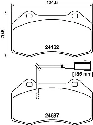 MDB2976 MINTEX Комплект тормозных колодок, дисковый тормоз (фото 1)