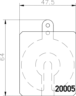 MGB704 MINTEX Комплект тормозных колодок, дисковый тормоз (фото 1)
