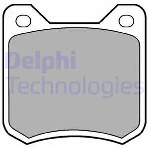 LP105 DELPHI Комплект тормозных колодок, дисковый тормоз (фото 1)