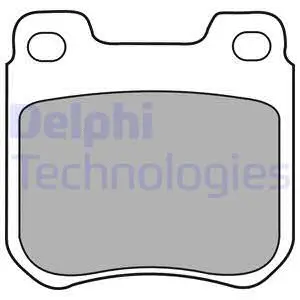 LP1441 DELPHI Комплект тормозных колодок, дисковый тормоз (фото 1)
