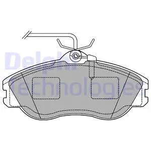 LP1454 DELPHI Комплект тормозных колодок, дисковый тормоз (фото 1)