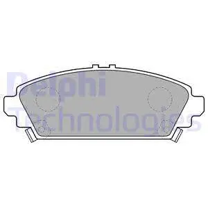LP1526 DELPHI Комплект тормозных колодок, дисковый тормоз (фото 1)