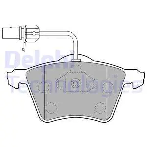 LP1529 DELPHI Комплект тормозных колодок, дисковый тормоз (фото 1)