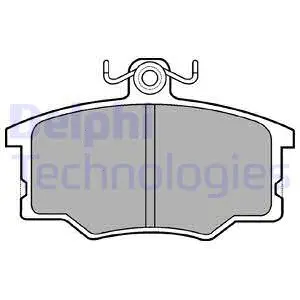 LP179 DELPHI Комплект тормозных колодок, дисковый тормоз (фото 1)