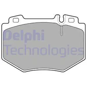 LP1851 DELPHI Комплект тормозных колодок, дисковый тормоз (фото 1)