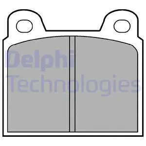 LP20 DELPHI Комплект тормозных колодок, дисковый тормоз (фото 1)