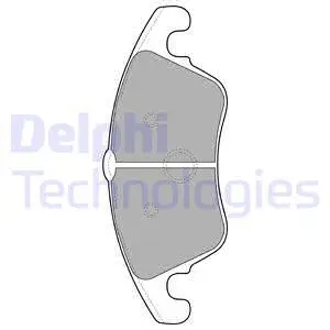 LP2099 DELPHI Комплект тормозных колодок, дисковый тормоз (фото 1)