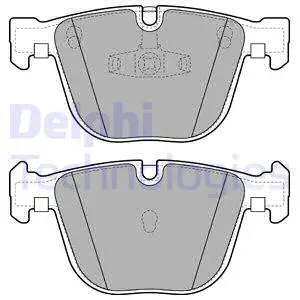 LP2141 DELPHI Комплект тормозных колодок, дисковый тормоз (фото 1)
