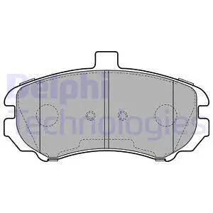 LP2150 DELPHI Комплект тормозных колодок, дисковый тормоз (фото 1)