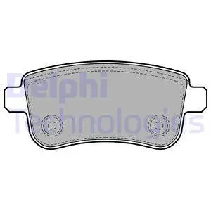 LP2153 DELPHI Комплект тормозных колодок, дисковый тормоз (фото 1)