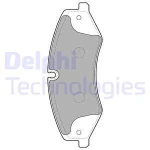 LP2176 DELPHI Комплект тормозных колодок, дисковый тормоз (фото 1)