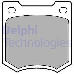 LP23 DELPHI Комплект тормозных колодок, дисковый тормоз (фото 1)