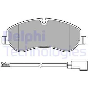 LP2661 DELPHI Комплект тормозных колодок, дисковый тормоз (фото 1)