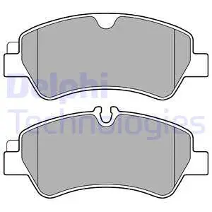 LP2662 DELPHI Комплект тормозных колодок, дисковый тормоз (фото 1)