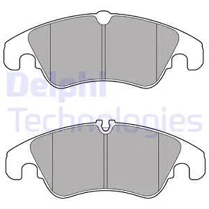 LP2715 DELPHI Комплект тормозных колодок, дисковый тормоз (фото 1)