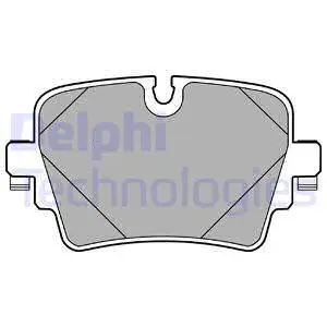LP2768 DELPHI Комплект тормозных колодок, дисковый тормоз (фото 1)