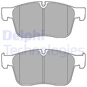 LP3187 DELPHI Комплект тормозных колодок, дисковый тормоз (фото 1)