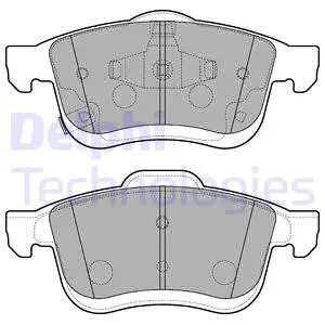 LP3220 DELPHI Комплект тормозных колодок, дисковый тормоз (фото 1)