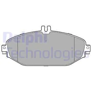 LP3282 DELPHI Комплект тормозных колодок, дисковый тормоз (фото 1)