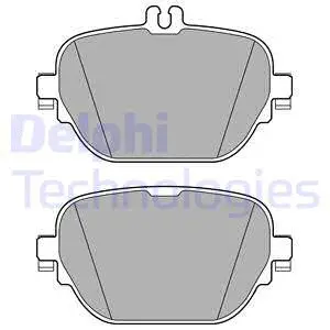 LP3297 DELPHI Комплект тормозных колодок, дисковый тормоз (фото 1)