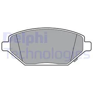 LP3301 DELPHI Комплект тормозных колодок, дисковый тормоз (фото 1)