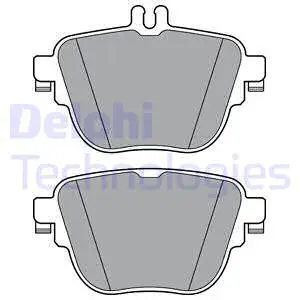 LP3359 DELPHI Комплект тормозных колодок, дисковый тормоз (фото 1)