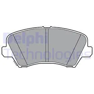 LP3361 DELPHI Комплект тормозных колодок, дисковый тормоз (фото 1)