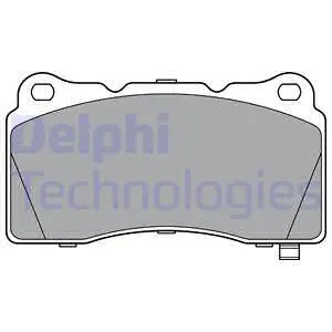 LP3362 DELPHI Комплект тормозных колодок, дисковый тормоз (фото 1)