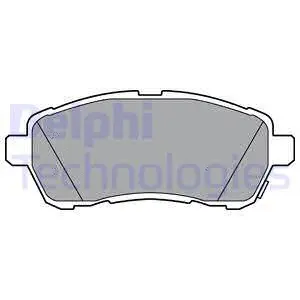 LP3364 DELPHI Комплект тормозных колодок, дисковый тормоз (фото 1)