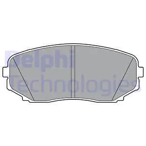 LP3399 DELPHI Комплект тормозных колодок, дисковый тормоз (фото 1)