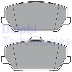 LP3400 DELPHI Комплект тормозных колодок, дисковый тормоз (фото 1)