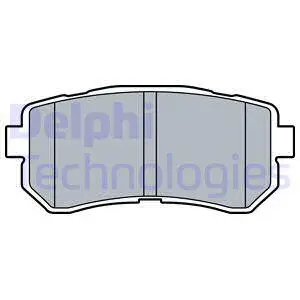 LP3521 DELPHI Комплект тормозных колодок, дисковый тормоз (фото 1)