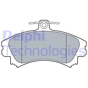 LP3533 DELPHI Комплект тормозных колодок, дисковый тормоз (фото 1)