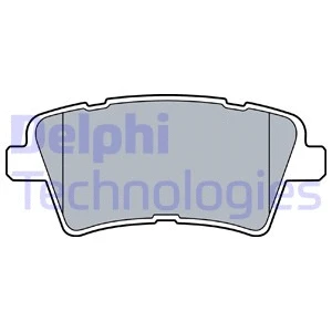 LP3537 DELPHI Комплект тормозных колодок, дисковый тормоз (фото 1)