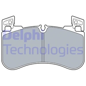 LP3540 DELPHI Комплект тормозных колодок, дисковый тормоз (фото 1)