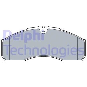 LP3541 DELPHI Комплект тормозных колодок, дисковый тормоз (фото 1)