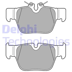 LP3598 DELPHI Комплект тормозных колодок, дисковый тормоз (фото 1)