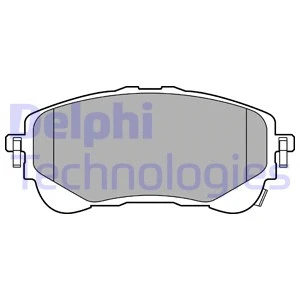 LP3609 DELPHI Комплект тормозных колодок, дисковый тормоз (фото 1)