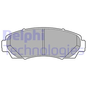 LP3613 DELPHI Комплект тормозных колодок, дисковый тормоз (фото 1)