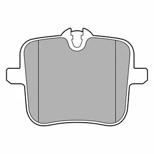 LP3617 DELPHI Комплект тормозных колодок, дисковый тормоз (фото 1)