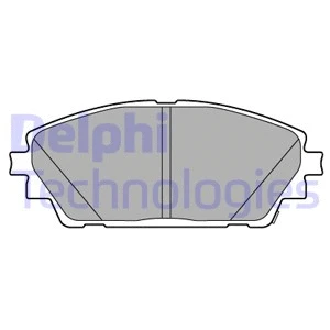 LP3632 DELPHI Комплект тормозных колодок, дисковый тормоз (фото 1)