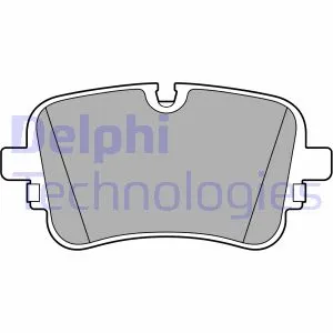 LP3671 DELPHI Комплект тормозных колодок, дисковый тормоз (фото 1)